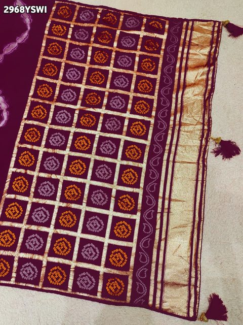 By Bandhani Saree