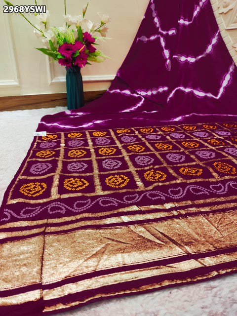 By Bandhani Saree