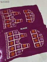 By Bandhani Saree With Festive Wear