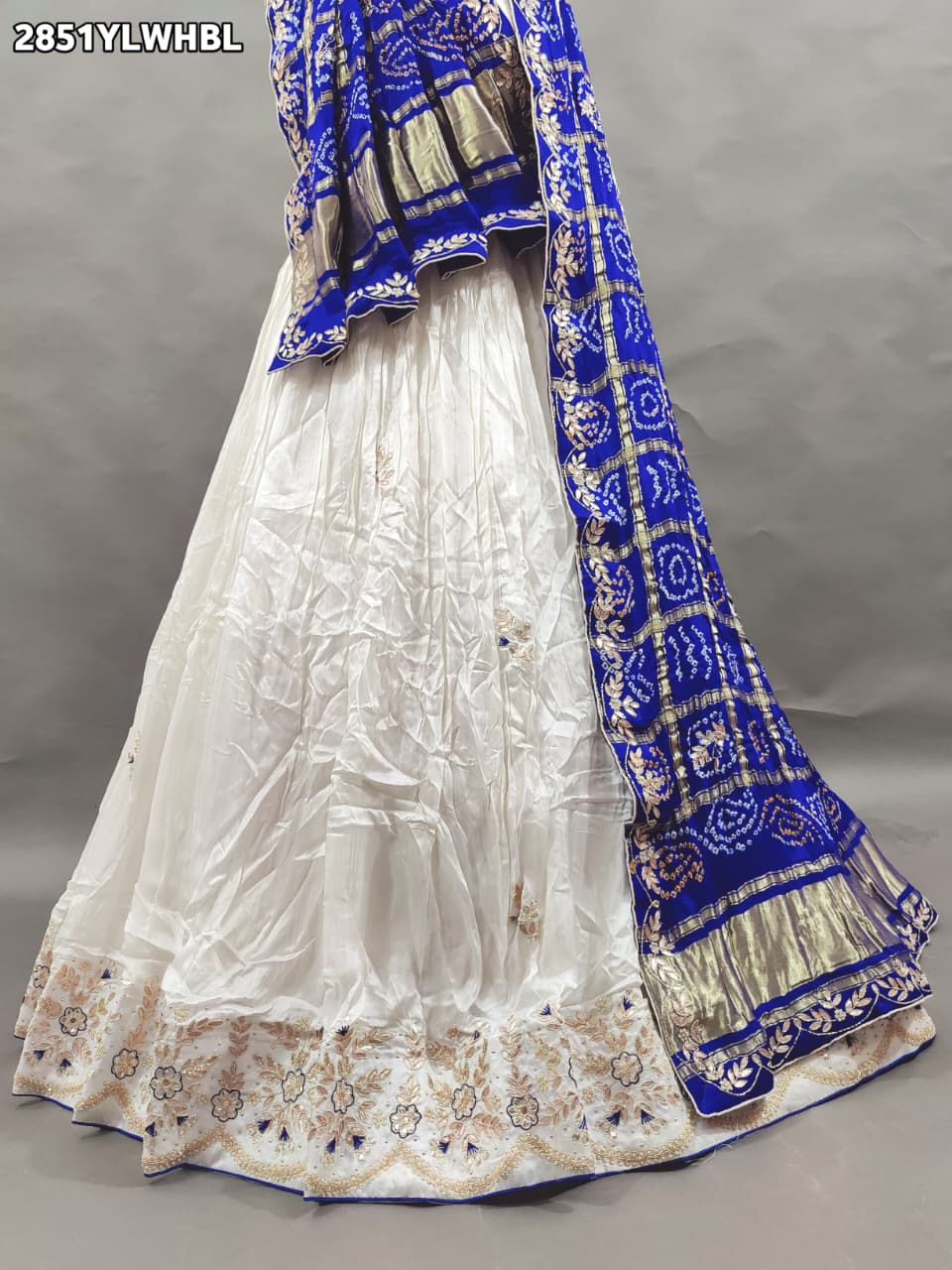 By Bandhani Style With Traditional Wear