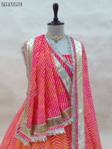 By Traditional Style With Festive Wear