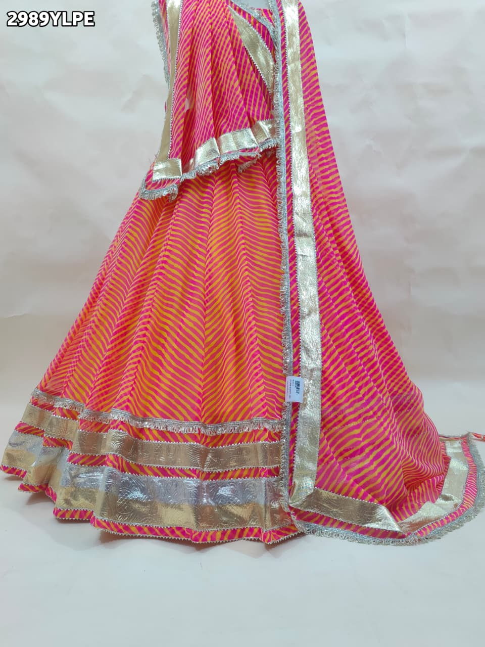 By Traditional Style With Festive Wear
