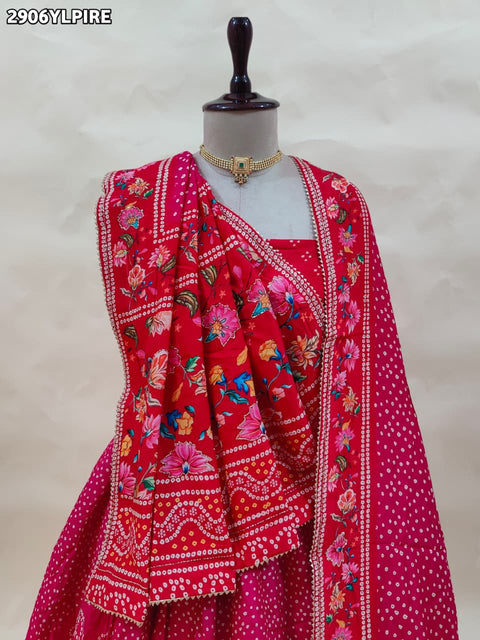 By Printed Style With Traditional Wear