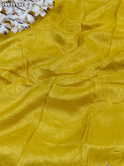 KcPc New Pure Russian Silk Saree with Kasab Sequence Aari Handwork Perfect for Festive Wear  AMT