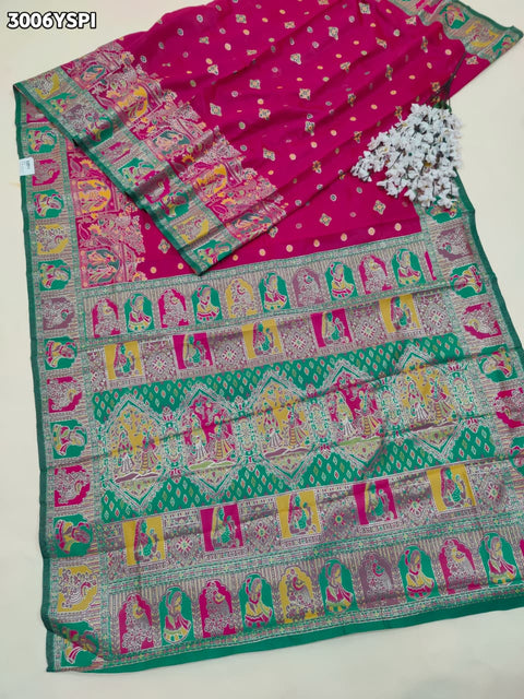 KcPc New Banarasi Silk Saree with Kalamkari Style Design Perfect for Festive Wear  DC