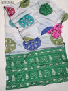 By Bandhani Saree With Gota Patti Border