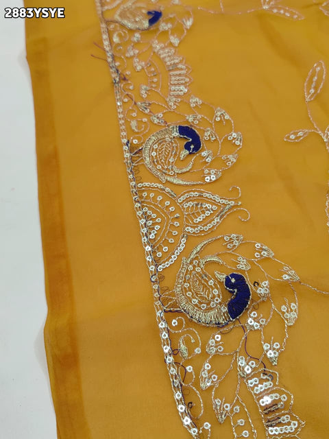 KcPc New Chiffon Elegance Designer Style Saree with Aari Tari Detailing  JAY