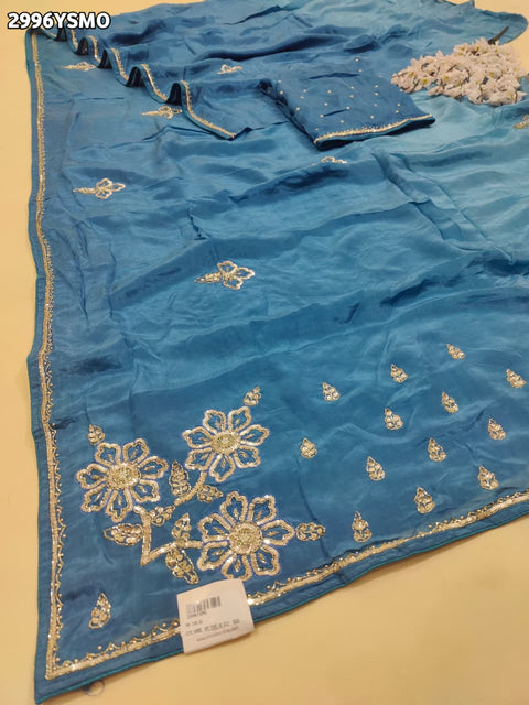 By Designer Saree with Sequence Work