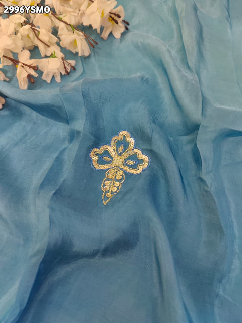 By Designer Saree with Sequence Work