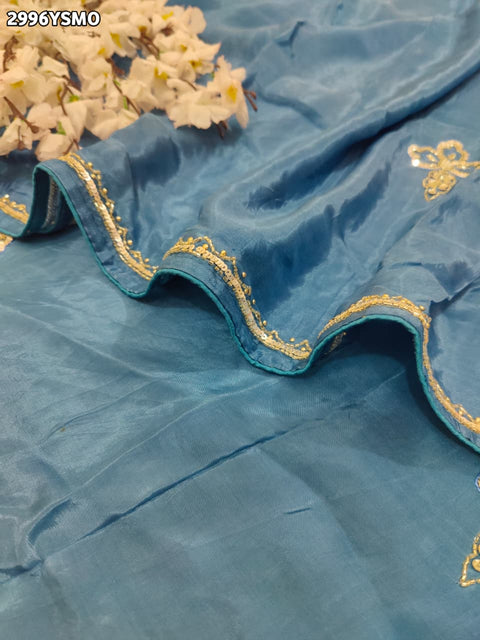 By Designer Saree with Sequence Work
