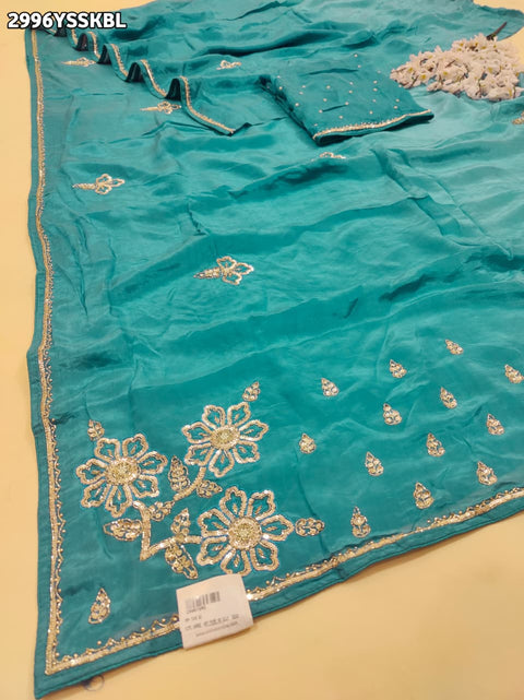 By Designer Saree with Sequence Work