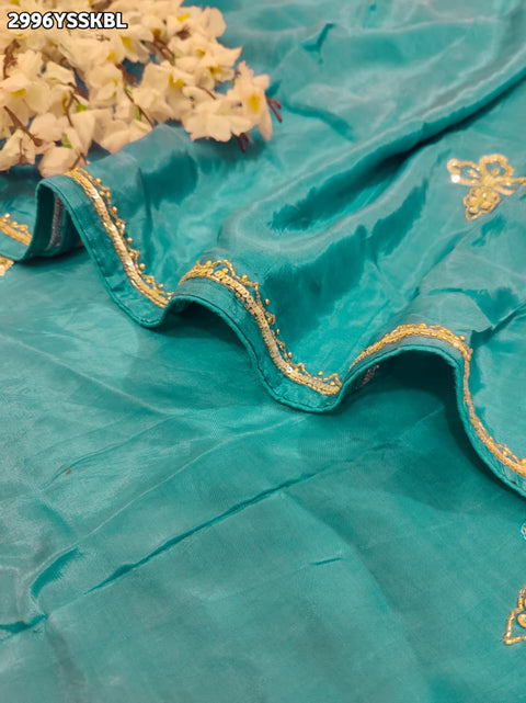 By Designer Saree with Sequence Work