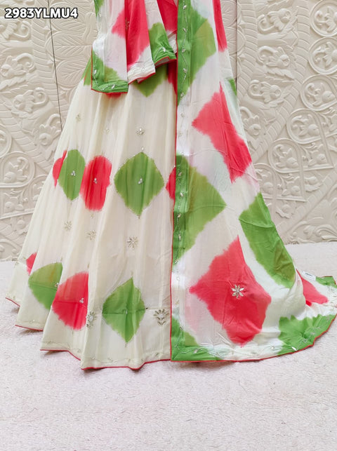 By Shibori Lehenga With Festive Wear