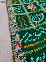 By Gharchola Bandhani Saree
