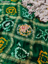 By Gharchola Bandhani Saree
