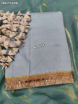 By Chiffon Tissue SareeWith Party Wear