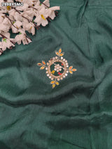 By Traditional Saree With Festive Wear