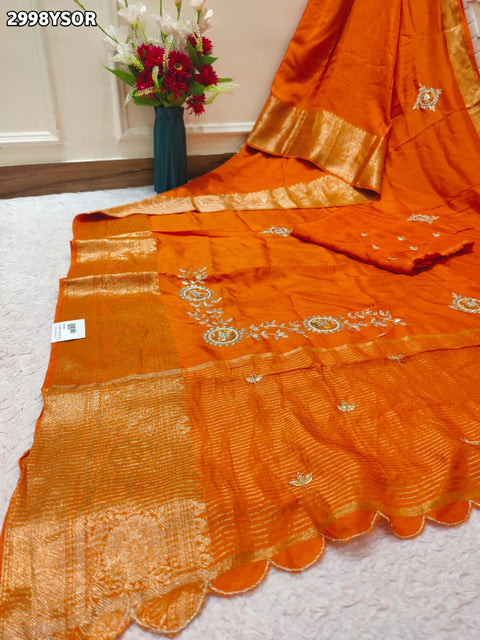 By Traditional Saree With Festive Wear