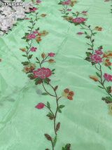 By Zari border Saree With Festive Wear