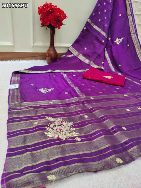 By Traditional Saree With Festive Wear