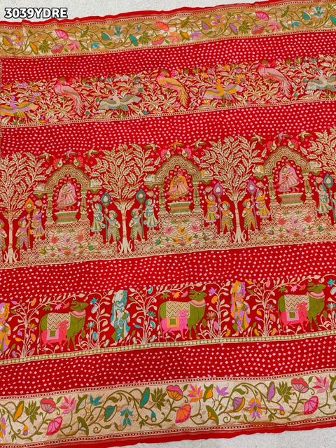 By Kalamkari Dupatta With Traditional Wear