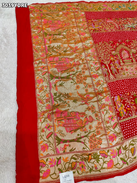 By Kalamkari Dupatta With Traditional Wear