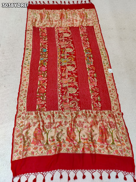 By Kalamkari Dupatta With Traditional Wear