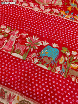 By Kalamkari Dupatta With Traditional Wear