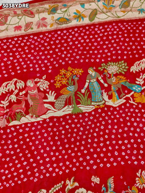 By Kalamkari Dupatta With Traditional Wear