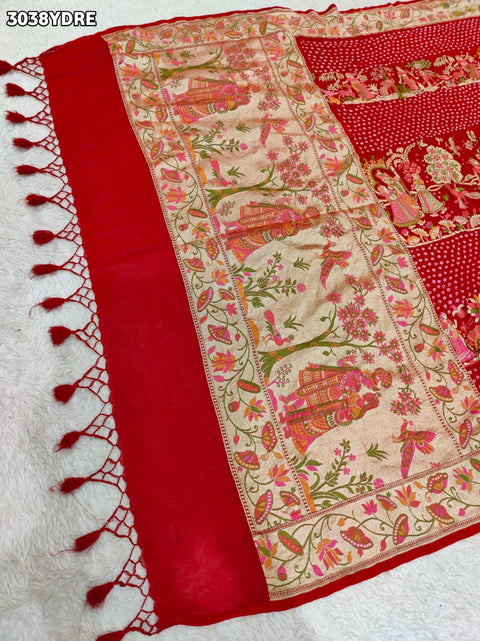 By Kalamkari Dupatta With Traditional Wear