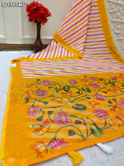 By Leheriya Saree With Festive Wear