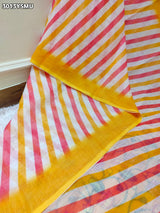 By Leheriya Saree With Festive Wear