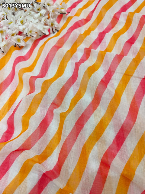 By Leheriya Saree With Festive Wear