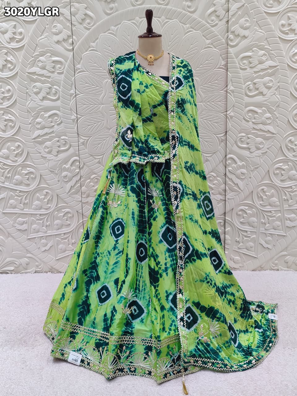 By Shibori Lehenga With Festive Wear