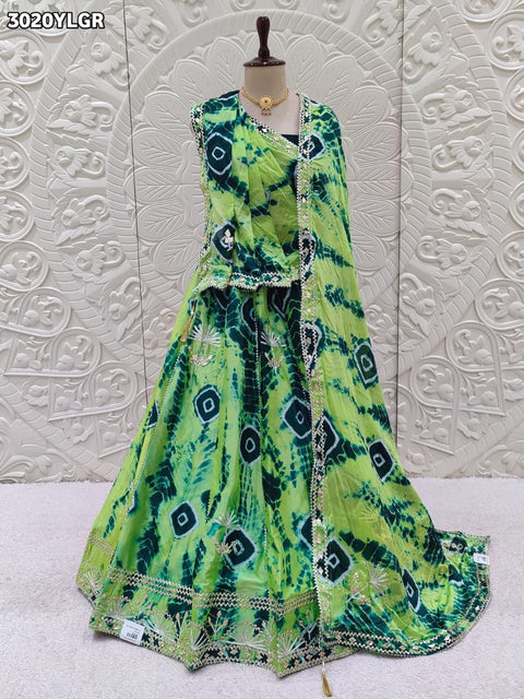 By Shibori Lehenga With Festive Wear
