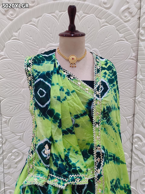 By Shibori Lehenga With Festive Wear