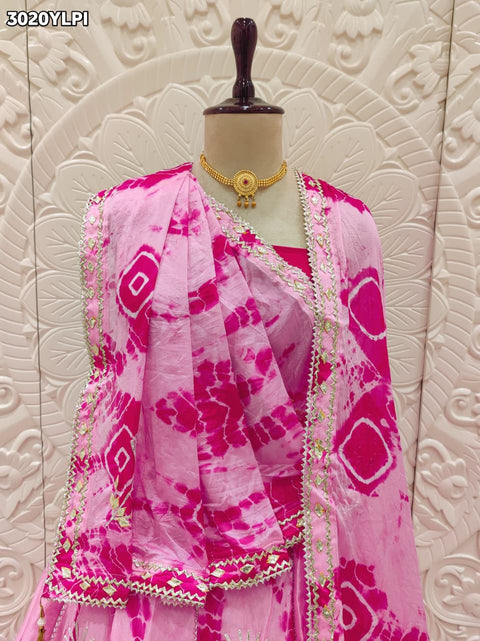 By Shibori Lehenga With Festive Wear