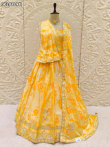 By Shibori Lehenga With Festive Wear