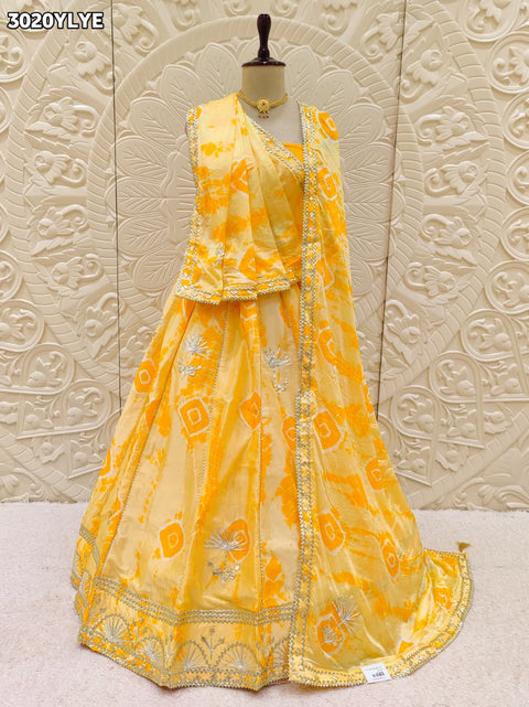 By Shibori Lehenga With Festive Wear