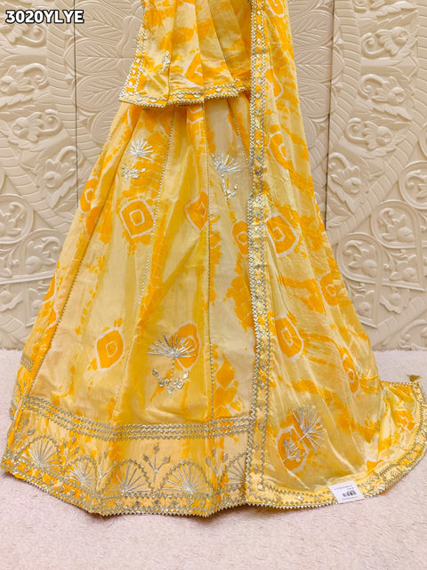 By Shibori Lehenga With Festive Wear