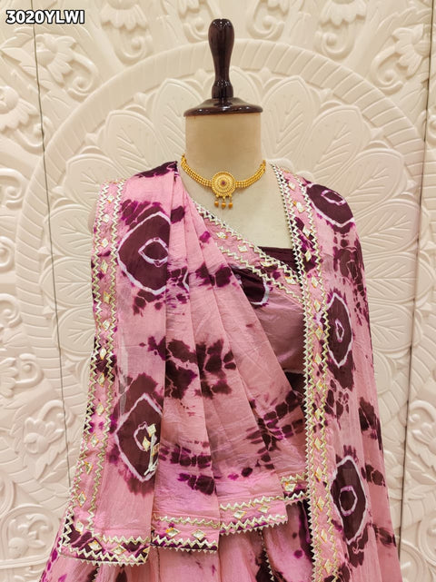 By Shibori Lehenga With Festive Wear