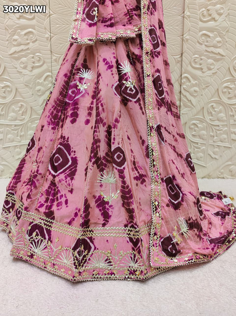 By Shibori Lehenga With Festive Wear