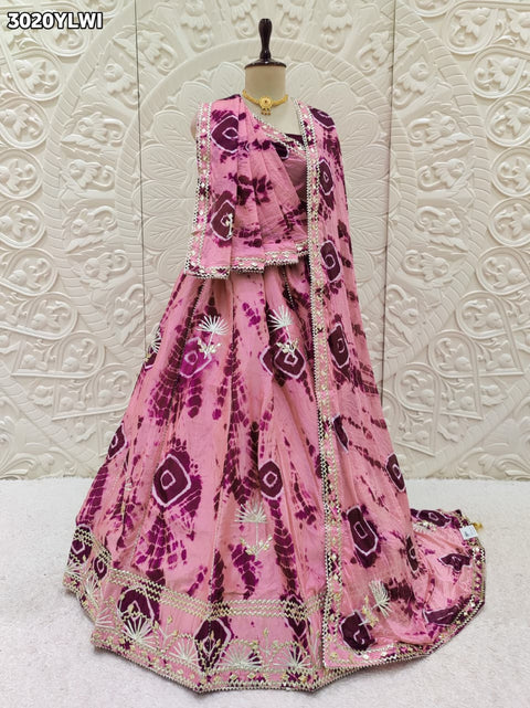 By Shibori Lehenga With Festive Wear