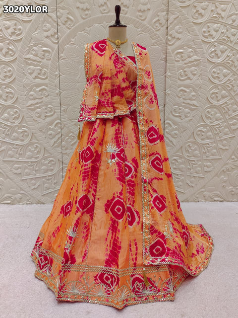 By Shibori Lehenga With Festive Wear