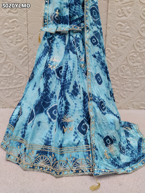 By Shibori Lehenga With Festive Wear