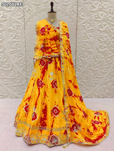 By Shibori Lehenga With Festive Wear