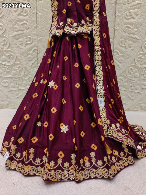 By Bandhani Lehenga With Festive Wear