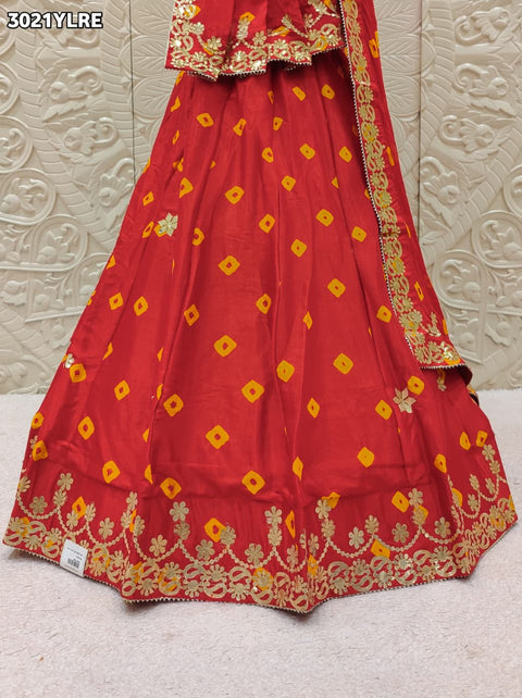 By Bandhani Lehenga With Festive Wear
