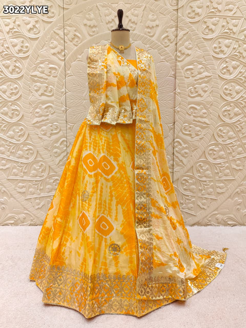 By Shibori Lehenga With Festive Wear