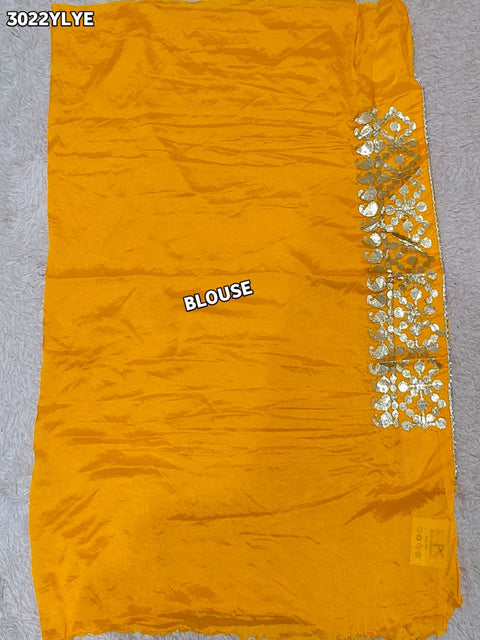 By Shibori Lehenga With Gota Patti Work 